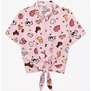 Fruits Basket Button-up Collared Shirt